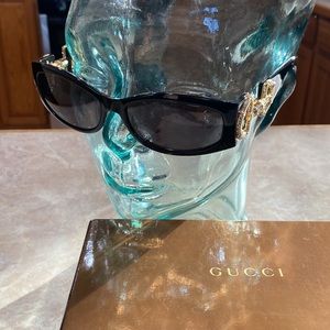 Gucci Strass Horsebit Sunglasses GG3018